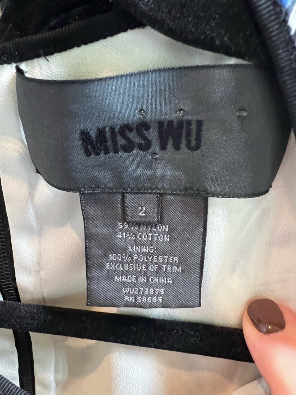 MISS WU Geometric Print Textured Tailored Luxury Sleeveless Shift Dress, 2 - Picture 9 of 9